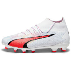 PUMA Ultra Pro FG/AG Fußballschuhe Kinder 01 - PUMA white/PUMA black/fire orchid 33