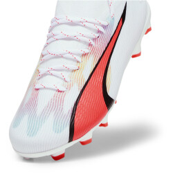 PUMA Ultra Pro FG/AG Fußballschuhe Kinder 01 - PUMA white/PUMA black/fire orchid 33