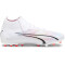 PUMA Ultra Pro MG Multi-Ground Fußballschuhe Herren 01 - PUMA white/PUMA black/fire orchid 41