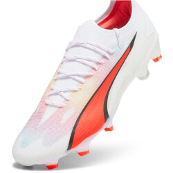 PUMA Ultra Ultimate FG/AG Fußballschuhe Damen 01 - PUMA white/PUMA black/fire orchid 37.5