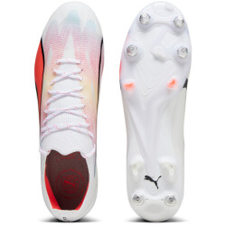 PUMA Ultra Ultimate MxSG Stollen-Fußballschuhe 01 - PUMA white/PUMA black/fire orchid 39