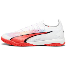 PUMA Ultra Ultimate Court Hallen-Fußballschuhe Herren 01 - PUMA white/PUMA black/fire orchid 47