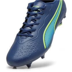PUMA King Match MxSG Stollen-Fußballschuhe 02 - persian blue/pro green/ultra blue 41