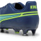 PUMA King Match MxSG Stollen-Fußballschuhe 02 - persian blue/pro green/ultra blue 41