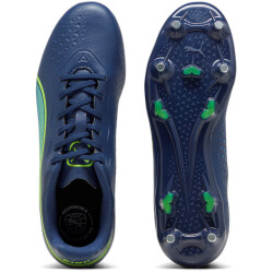 PUMA King Match MxSG Stollen-Fußballschuhe 02 - persian blue/pro green/ultra blue 42