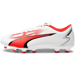 PUMA Ultra Play FG/AG Fußballschuhe Herren 01 - PUMA white/PUMA black/fire orchid 47