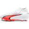 PUMA Ultra Pro FG/AG Fußballschuhe Herren 01 - PUMA white/PUMA black/fire orchid 46.5