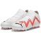 PUMA Future Match MG Multi-Ground Fußballschuhe Kinder 01 - PUMA white/PUMA black/fire orchid 34