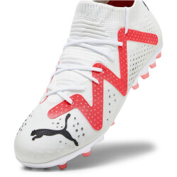 PUMA Future Match MG Multi-Ground Fußballschuhe Kinder 01 - PUMA white/PUMA black/fire orchid 35