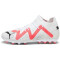 PUMA Future Match MG Multi-Ground Fußballschuhe Kinder 01 - PUMA white/PUMA black/fire orchid 35
