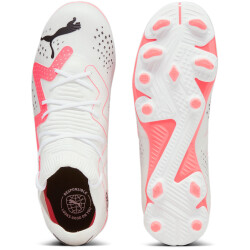 PUMA Future Match FG/AG Fußballschuhe Kinder 01 - PUMA white/PUMA black/fire orchid 33