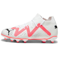 PUMA Future Match FG/AG Fußballschuhe Kinder 01 - PUMA white/PUMA black/fire orchid 33