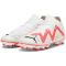 PUMA Future Match FG/AG Fußballschuhe Kinder 01 - PUMA white/PUMA black/fire orchid 34
