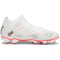 PUMA Future Match FG/AG Fußballschuhe Kinder 01 - PUMA white/PUMA black/fire orchid 34