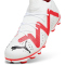 PUMA Future Match FG/AG Fußballschuhe Kinder 01 - PUMA white/PUMA black/fire orchid 34
