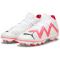 PUMA Future Pro FG/AG Fu&szlig;ballschuhe Kinder 01 - PUMA white/PUMA black/fire orchid 28