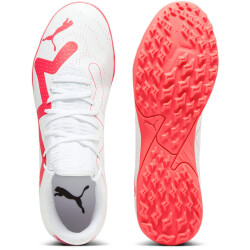 PUMA Future Play TT Multinocken-Fußballschuhe Herren 01 - PUMA white/fire orchid 44.5