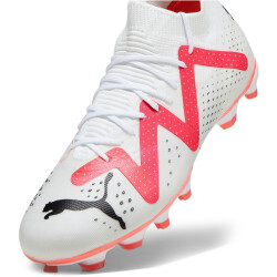 PUMA Future Match FG/AG Fußballschuhe Herren 01 - PUMA white/PUMA black/fire orchid 44.5