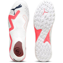 PUMA Future Match+ LL TT Multinocken-Fußballschuhe Herren 01 - PUMA white/PUMA black/fire orchid 46.5