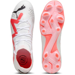 PUMA Future Pro FG/AG Fußballschuhe Herren 01 - PUMA white/PUMA black/fire orchid 45