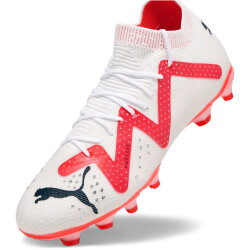 PUMA Future Pro FG/AG Fußballschuhe Herren 01 - PUMA white/PUMA black/fire orchid 45