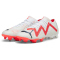 PUMA Future Ultimate Low FG/AG Fu&szlig;ballschuhe 01 - PUMA white/PUMA black/fire orchid 39