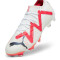 PUMA Future Ultimate Low FG/AG Fußballschuhe 01 - PUMA white/PUMA black/fire orchid 40.5