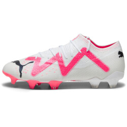 PUMA Future Ultimate Low FG/AG Fußballschuhe 01 - PUMA white/PUMA black/fire orchid 47