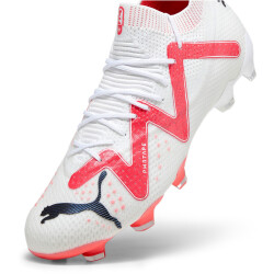 PUMA Future Ultimate FG/AG Fußballschuhe Damen 01 - PUMA white/PUMA black/fire orchid 40.5