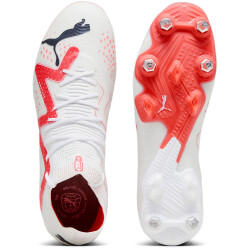 PUMA Future Ultimate MxSG Stollen-Fußballschuhe Herren 01 - PUMA white/PUMA black/fire orchid 47
