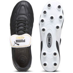 PUMA King Top FG/AG Fußballschuhe 01 - PUMA black/PUMA white/PUMA gold 40.5