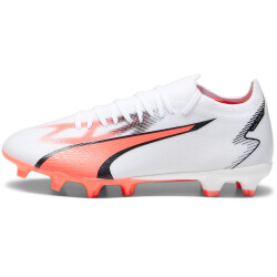 PUMA Ultra Match FG/AG Fußballschuhe 01 - PUMA white/PUMA black/fire orchid 41