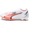 PUMA Ultra Match FG/AG Fußballschuhe 01 - PUMA white/PUMA black/fire orchid 41