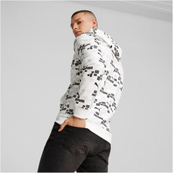 PUMA Essentials+ Logo Lab Print Fleece Hoodie Herren
