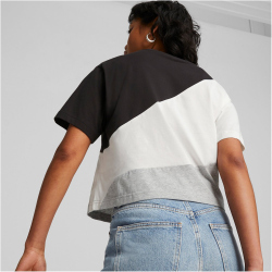 PUMA Power Cat Cropped T-Shirt Damen