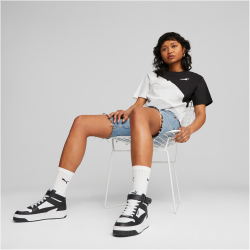 PUMA Power Cat Cropped T-Shirt Damen