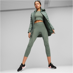PUMA PackLite Primaloft Long Hooded Winterjacke Damen 44 - eucalyptus XS