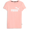PUMA Ess+ Metallic Logo T-Shirt Damen 65 - peach smoothie S