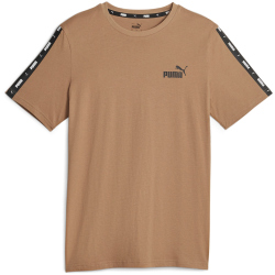 PUMA Ess+ Metallic Tape T-Shirt Herren 86 - toasted M