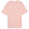 PUMA Essentials+ Marbleized Cropped Relaxed T-Shirt Damen 63 - peach smoothie XS