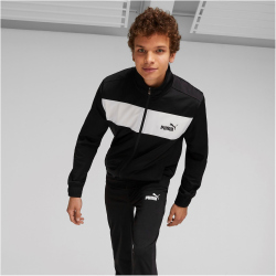 PUMA Polyester Trainingsanzug Herren 01 - PUMA black S