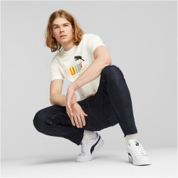 PUMA Essentials+ Multicolor T-Shirt Herren 65 - warm white XL