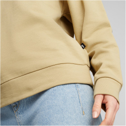 PUMA Better Essentials Fleece Sweatshirt Damen 84 - sand dune XS