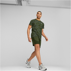 PUMA Evostripe Print T-Shirt Herren 31 - myrtle L