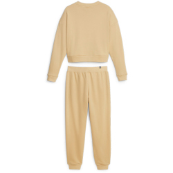 PUMA Loungewear Sweat Jogginganzug Damen 84 - sand dune M
