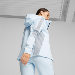 PUMA Evostripe Kapuzenjacke Damen 69 - icy blue XS
