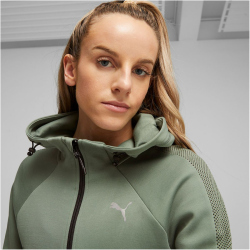 PUMA Evostripe Kapuzenjacke Damen 44 - eucalyptus XS
