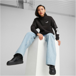 PUMA Power Colorblock High Neck Winterized Sweatshirt...