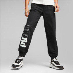 PUMA Power Colorblock Fleece Jogginghose Damen 01 - puma black L