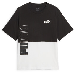 PUMA Power Colorblock T-Shirt Damen 01 - puma black S
